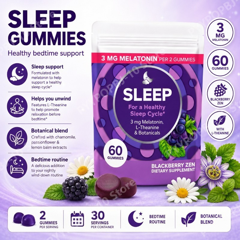 Melatonin Sleep Gummy - Sleep Gummies with Melatonin 3mg L