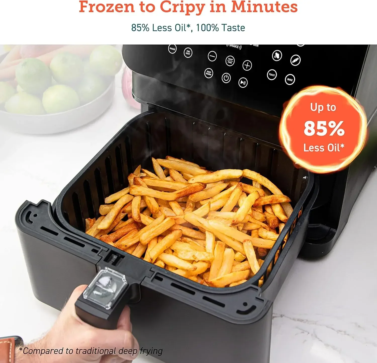 12-in-1 Air Fryer 5.8QT, Toast - Nutrition & Fitness Coaching Fulham 评论和价格