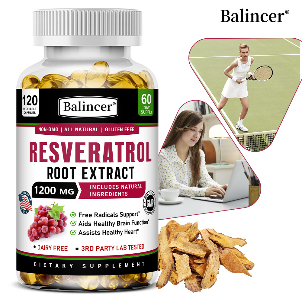 Resveratrol Root Extract 1200m - Resveratrol Capsule Anti Aging 评论和价格