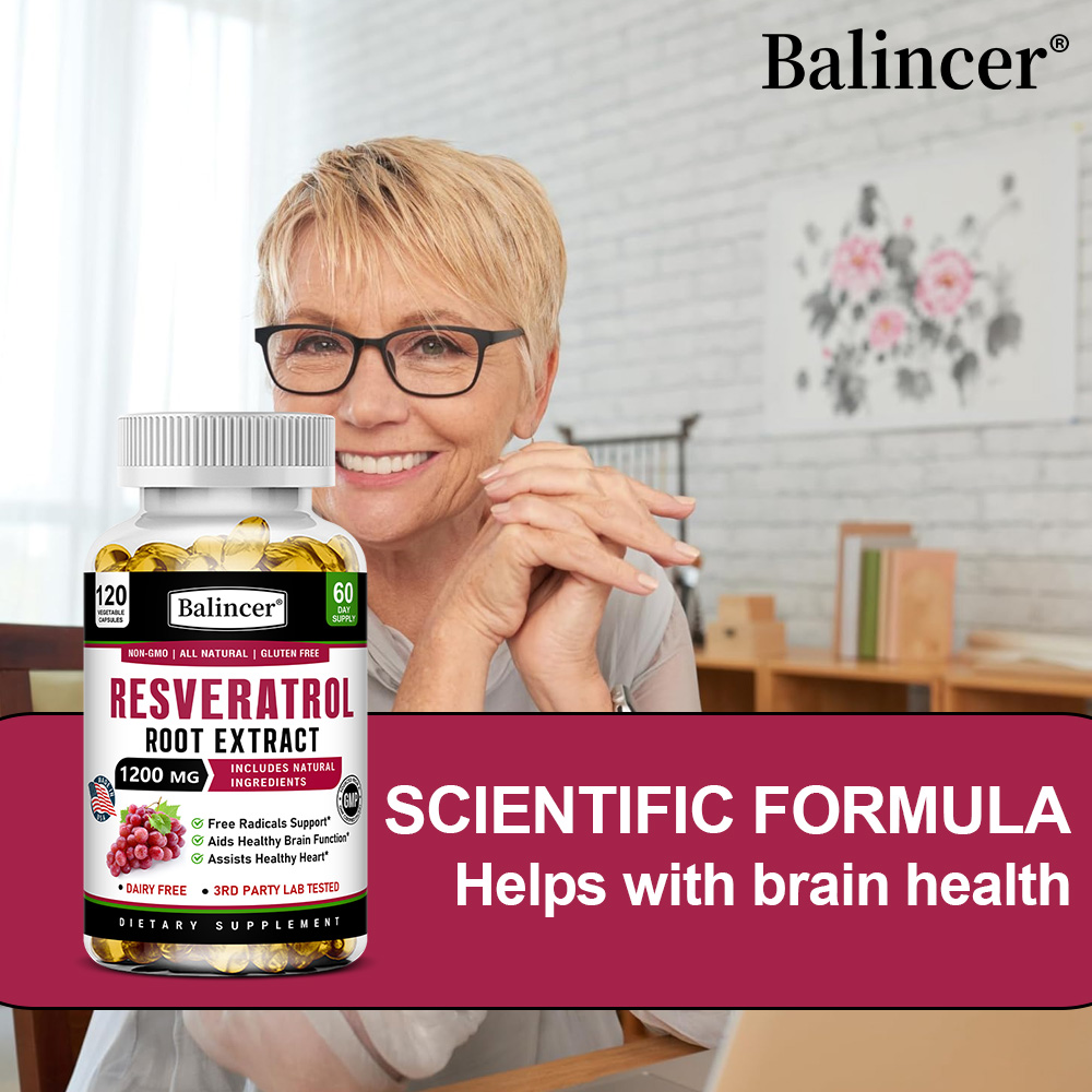 Resveratrol Root Extract 1200m - Resveratrol Capsule Anti Aging 评论和价格