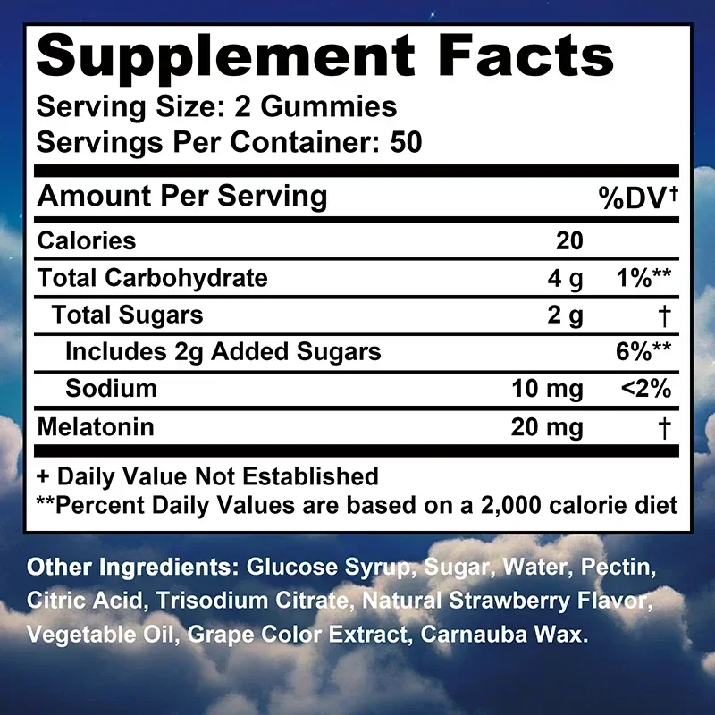 Melatonin Gummies - Helps Deep - Melatonin Sleep Gummy 评论和价格