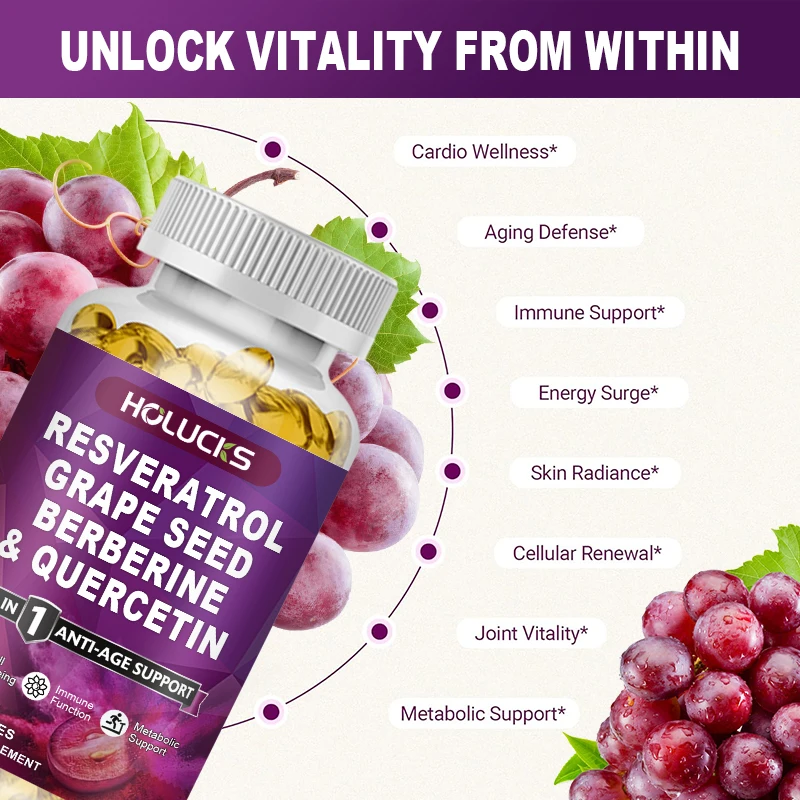 Buy 1 Get 1 Free! Resveratrol  - Resveratrol Capsule Anti Aging 评论和价格