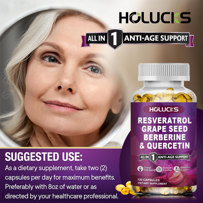 Buy 1 Get 1 Free! Resveratrol  - Resveratrol Capsule Anti Aging 评论和价格