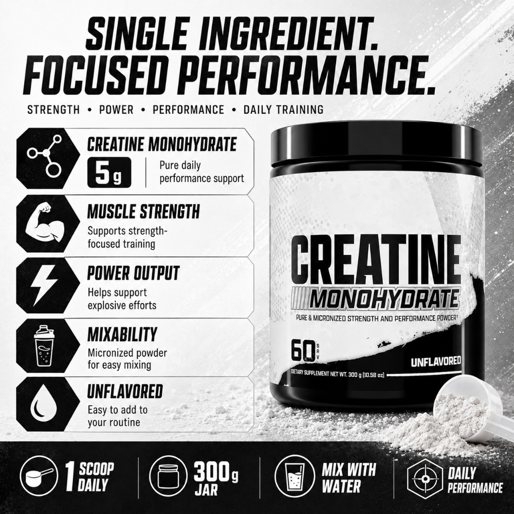 Creatine Monohydrate Powder 5g - Nutrition Workout 评论和价格