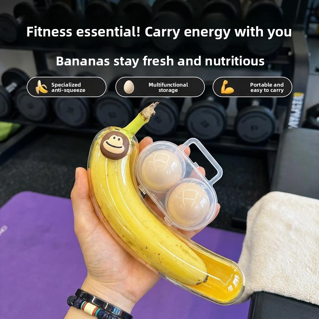 Portable Fitness Banana Storag - Nutrition In Fitness 评论和价格