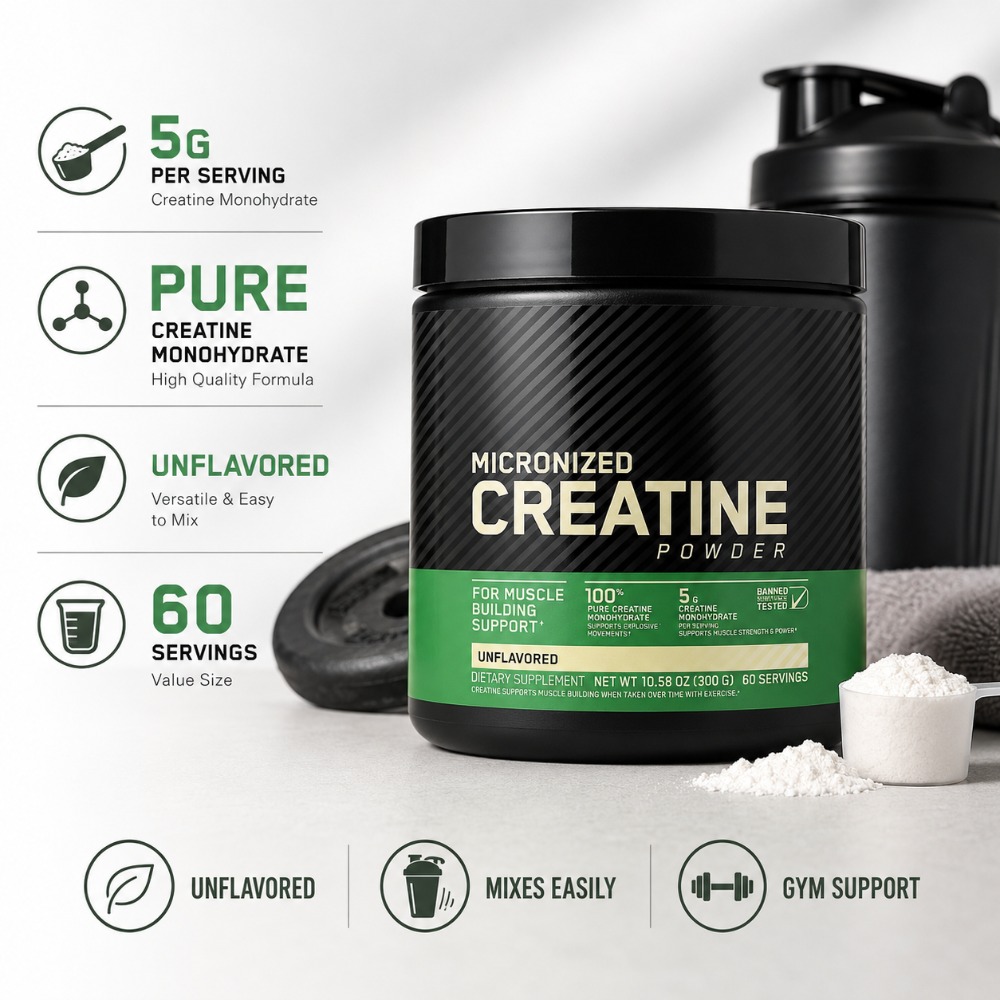 Micronized Creatine Powder 300 - Nutrition In Fitness 评论和价格