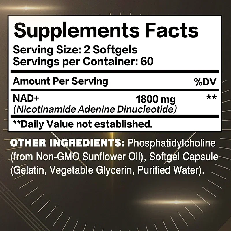 Liposomal NAD Supplement - wit - Resveratrol Capsule Anti Aging 评论和价格