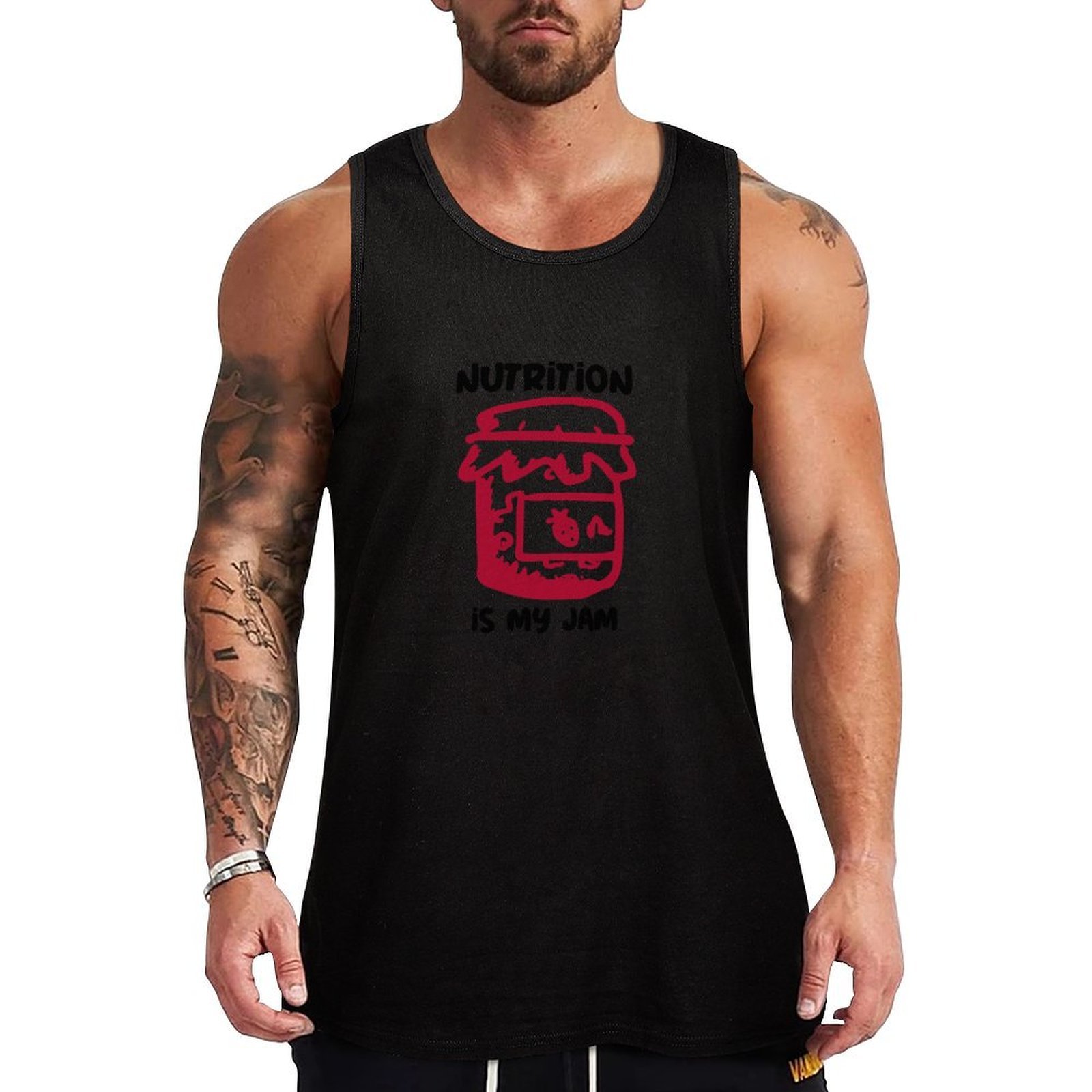 Nutrition is my jam Tank Top P - Nutrition Workout 评论和价格