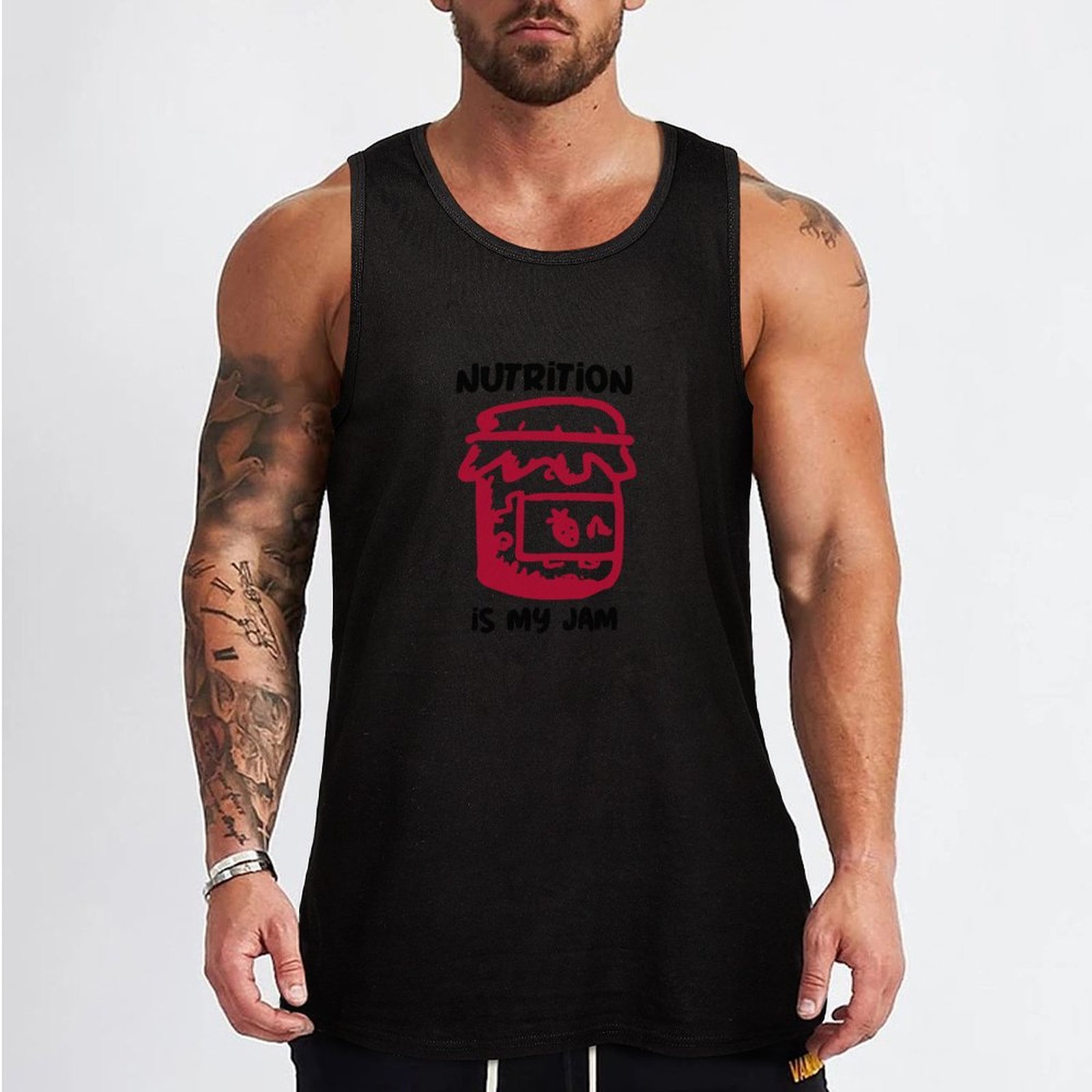Nutrition is my jam Tank Top P - Nutrition Workout 评论和价格