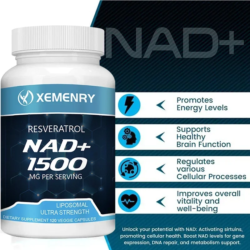 NAD+ Supplements - Natural Ene - Resveratrol Capsule Anti Aging 评论和价格