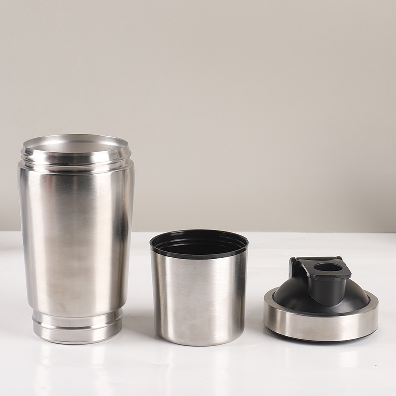 Stainless Steel Protein Shaker - Nutrition In Fitness 评论和价格
