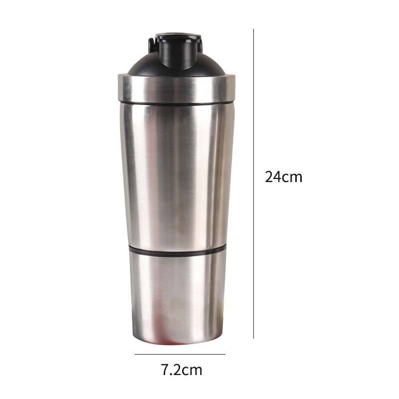 Stainless Steel Protein Shaker - Nutrition In Fitness 评论和价格