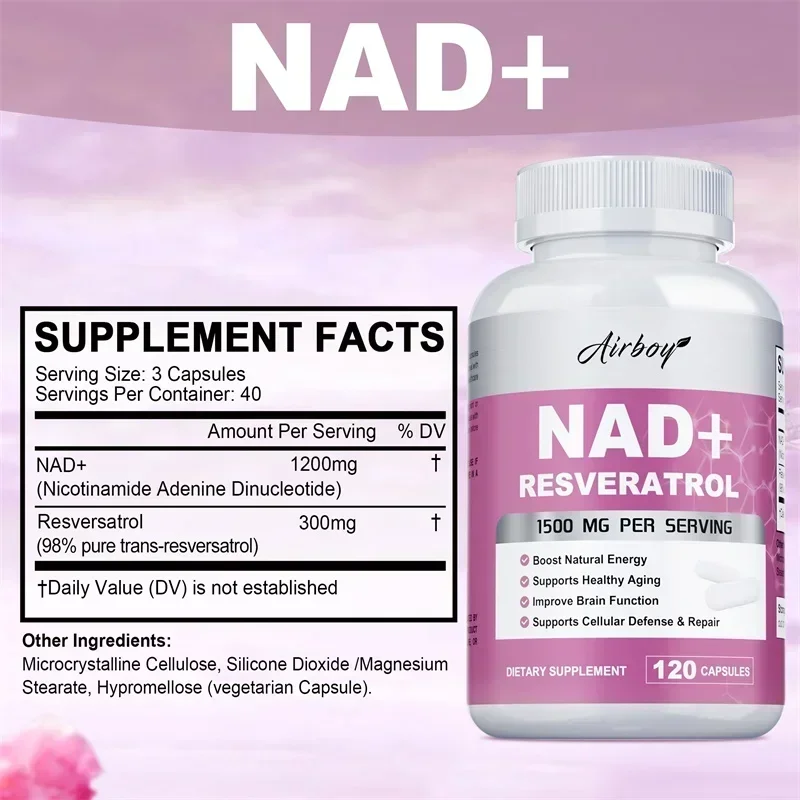 NAD+  Resveratrol - Anti-aging - Resveratrol Capsule Anti Aging 评论和价格