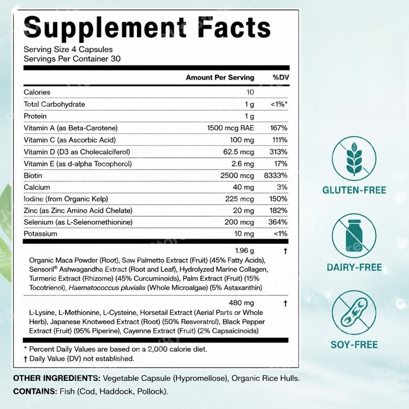 Daily Hair and Scalp Nutrition - Nutrition Zinc 评论和价格