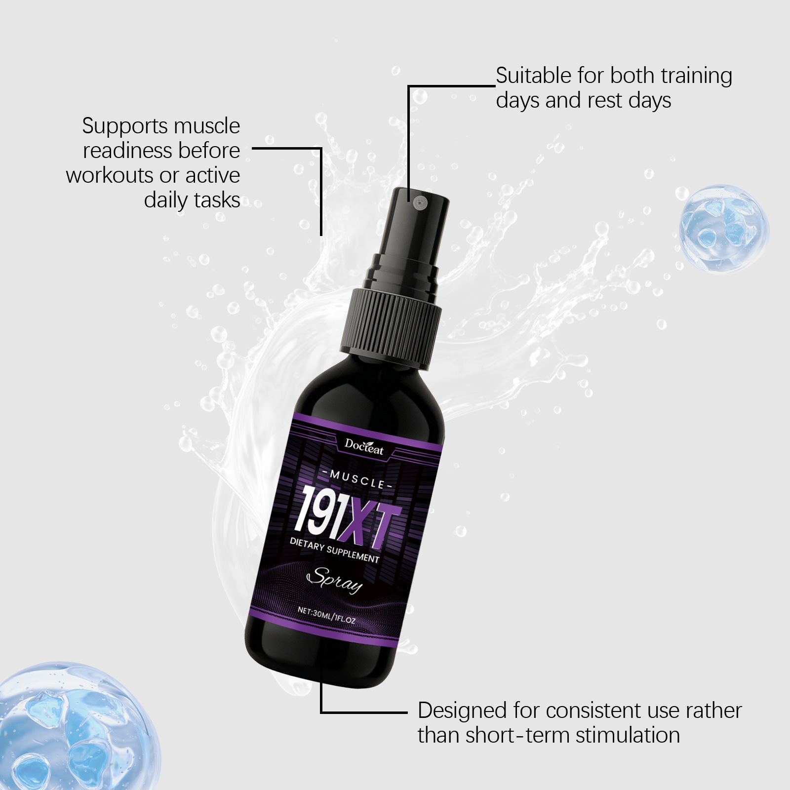 Muscle Growth Spray Enhance Ph - Fitness Nutrition Protein 评论和价格