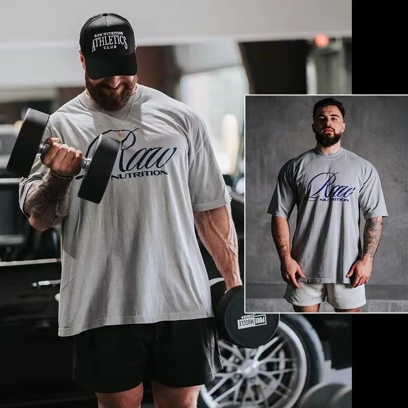 Men's Neutral Tone Gym T-Shirt - Nutrition In Fitness 评论和价格