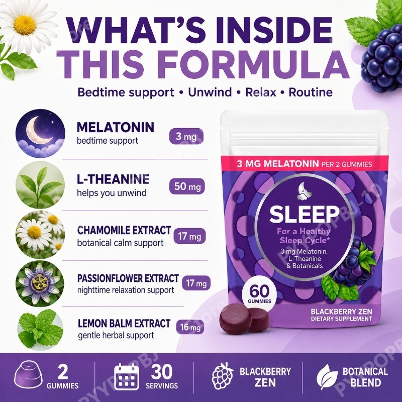 Sleep Gummies with Melatonin 3 - Melatonin Sleep Gummy 评论和价格