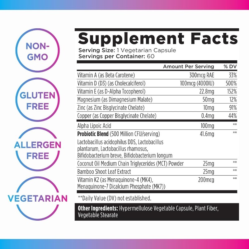 Vitamin D3 K2 4000 Iu Suppleme - Nutrition Zinc 评论和价格