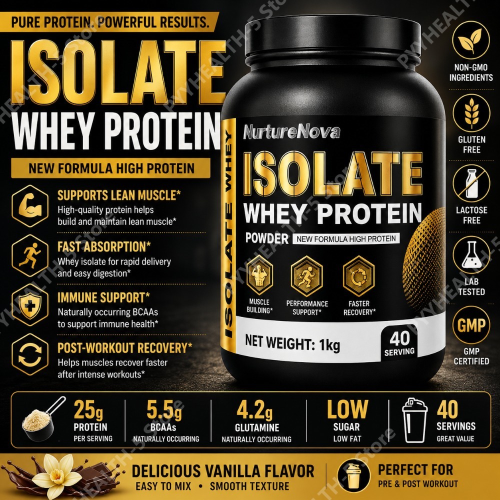 Isolate Whey Protein Powder 1k - Fitness Nutrition Protein 评论和价格