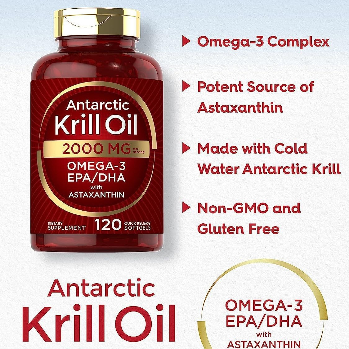 Krill oil soft capsules supple - Nutrition In Fitness 评论和价格