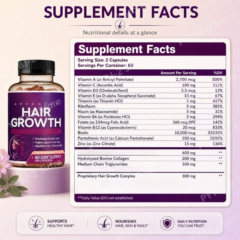 Daily Hair Supplement for Wome - Nutrition Zinc 评论和价格